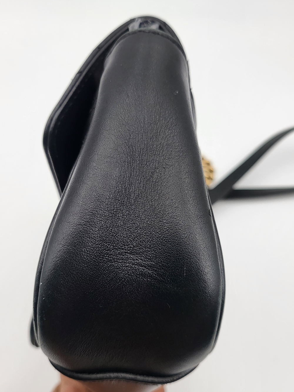Gucci Black Matelassé GG Marmont Small Shoulder Bag with Gold Hardware - Picture 5 of 16